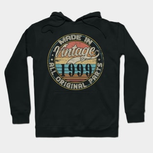 Classic 21st Birthday Gift For Men Women Vintage 1999 Hoodie